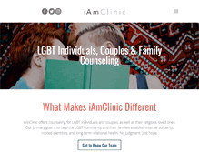 Tablet Screenshot of iamclinic.org
